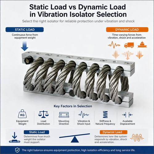 Latest company blogs about Static Load vs Dynamic Load in Vibration Isolator Selection