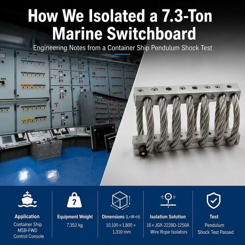 latest company blog about How We Isolated a 7.3-Ton Marine Main Switchboard