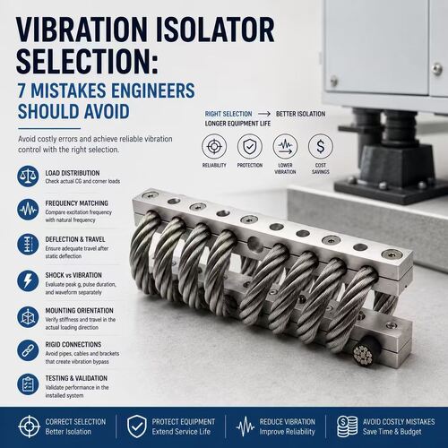 latest company blog about Vibration Isolator Selection: 7 Mistakes Engineers Should Avoid
