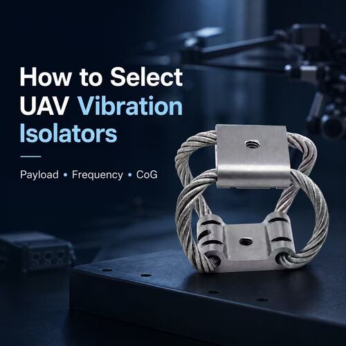 latest company blog about How to Select UAV Vibration Isolators: Payload, Frequency & CoG