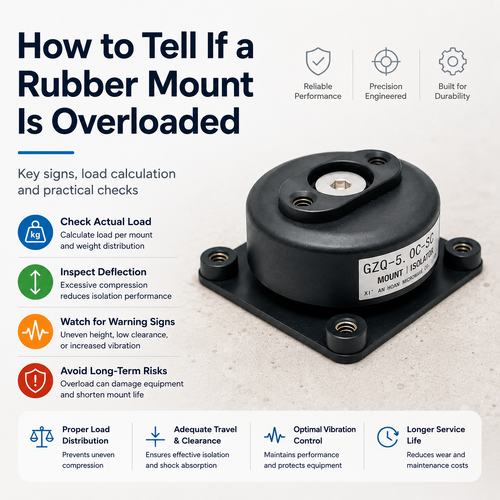 latest company blog about How to Tell If a Rubber Mount Is Overloaded