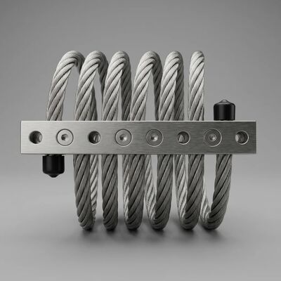 Good price JGX-1276D-176B Wire Rope Vibration Isolator Dual Through-Hole Threaded Mounting Surface-Area Heat Dissipation online
