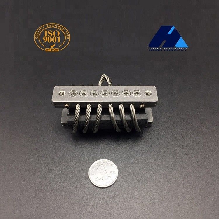Steel Helical Wire Rope Isolators Cable Machine Compressor Transformer Railway Engine Generating