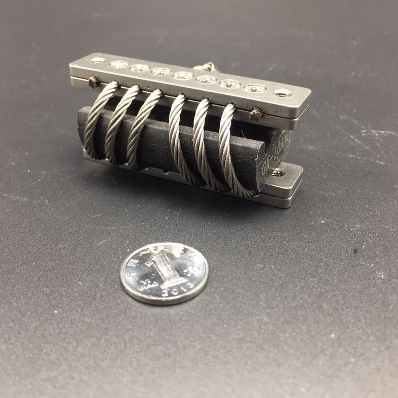 Steel Helical Wire Rope Isolators Cable Machine Compressor Transformer Railway Engine Generating