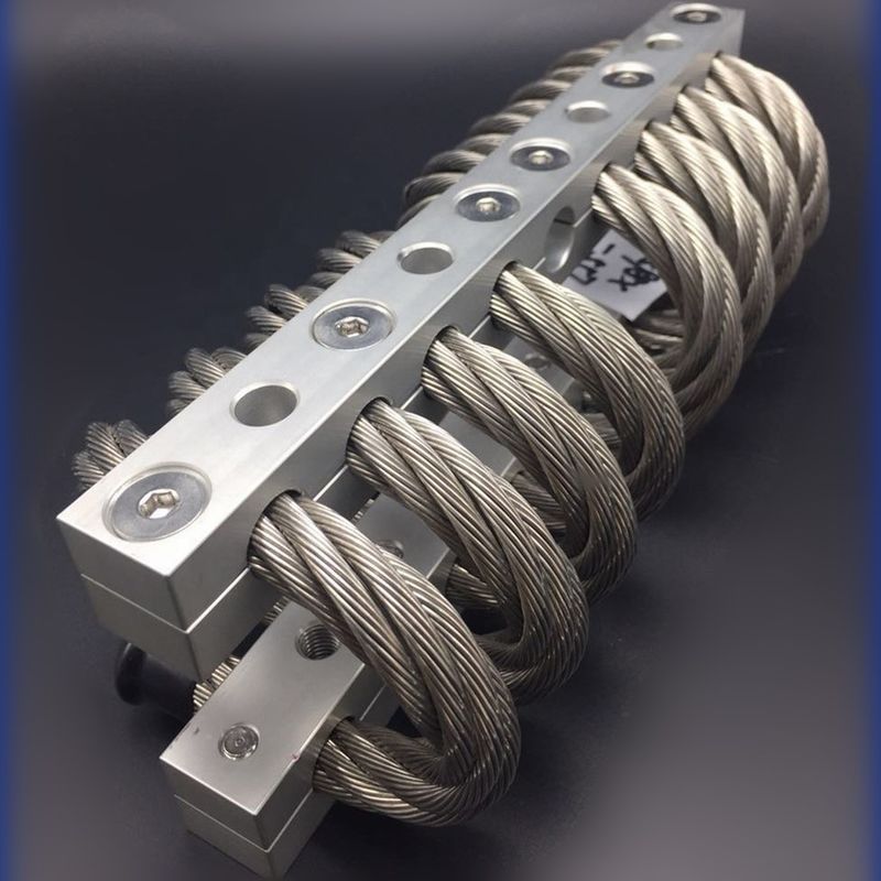 Aluminum Wire Rope Isolator For Camera Machinery Energy Parts Compressor Aerospace