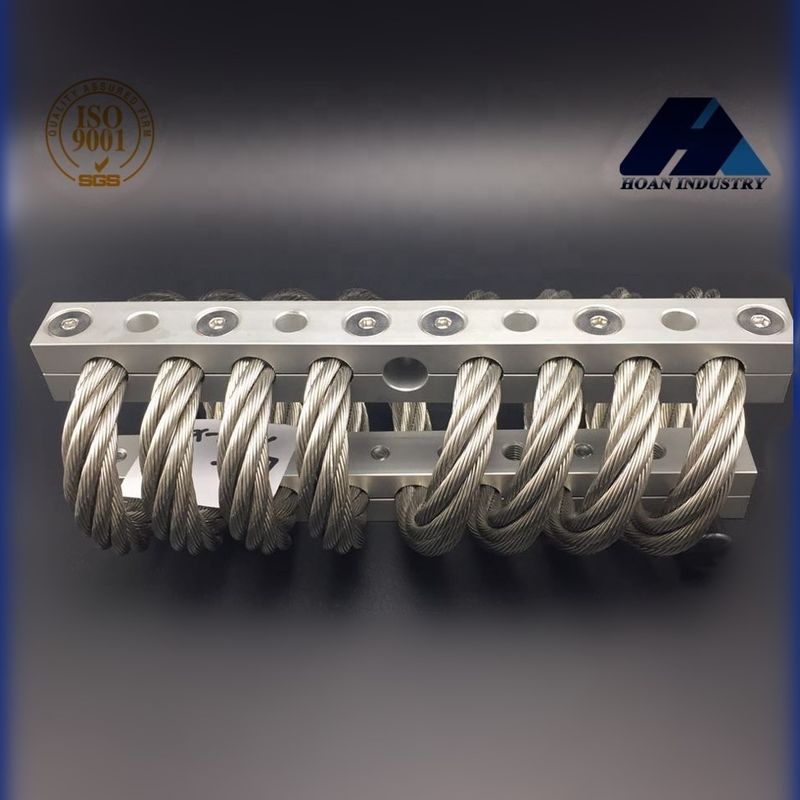 Aluminum Wire Rope Isolator For Camera Machinery Energy Parts Compressor Aerospace