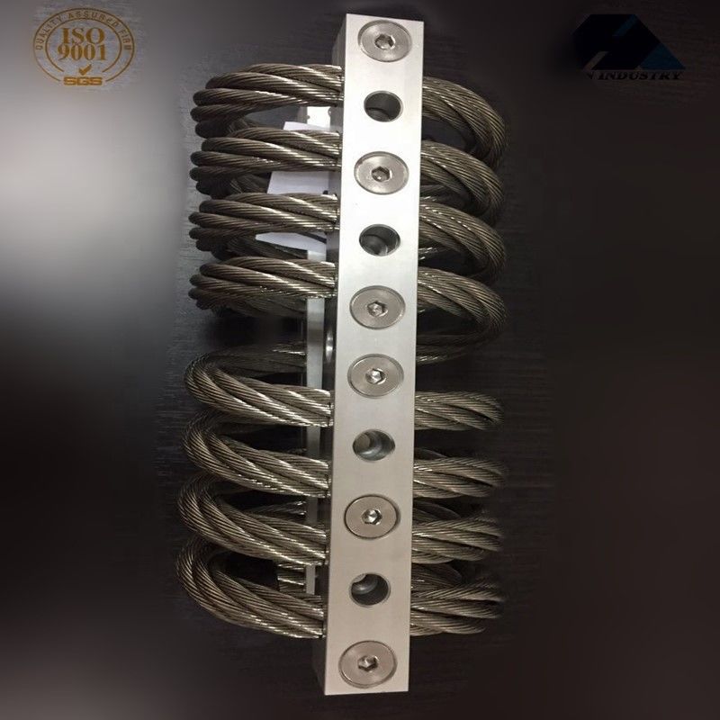 Aluminum Wire Rope Isolator For Camera Machinery Energy Parts Compressor Aerospace