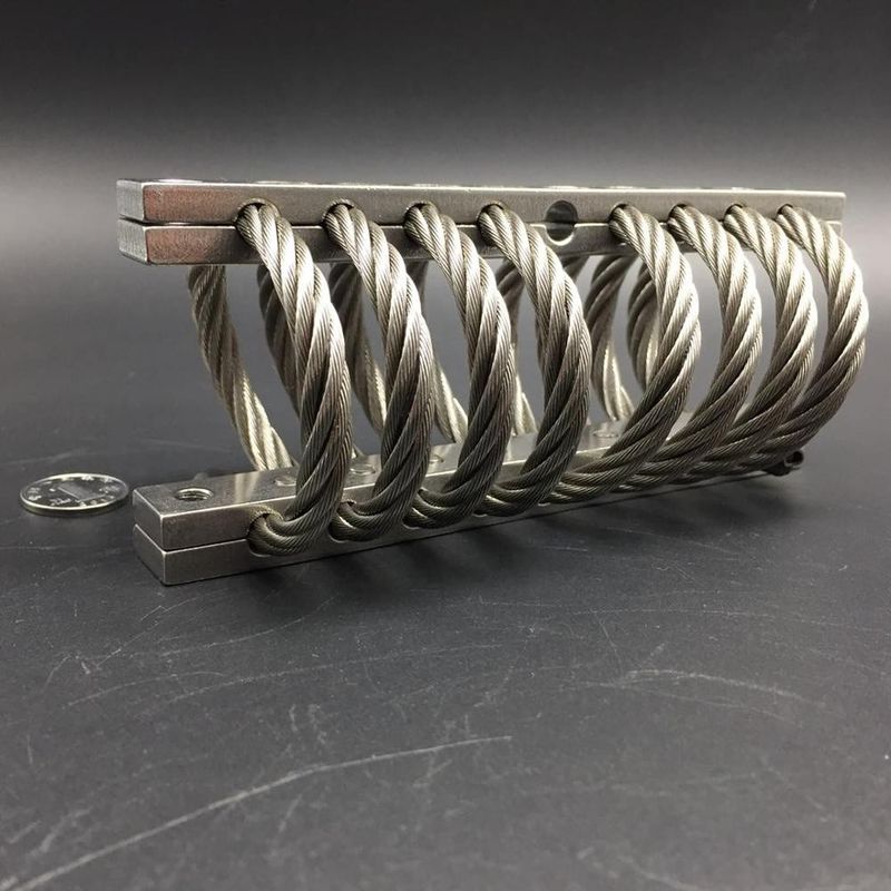 Compact Wire Rope Isolator Anti Vibration Mount Engine Stand Satellite Antenna Sensor