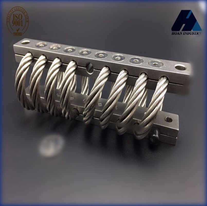 Compact Wire Rope Isolator Anti Vibration Mount Engine Stand Satellite Antenna Sensor