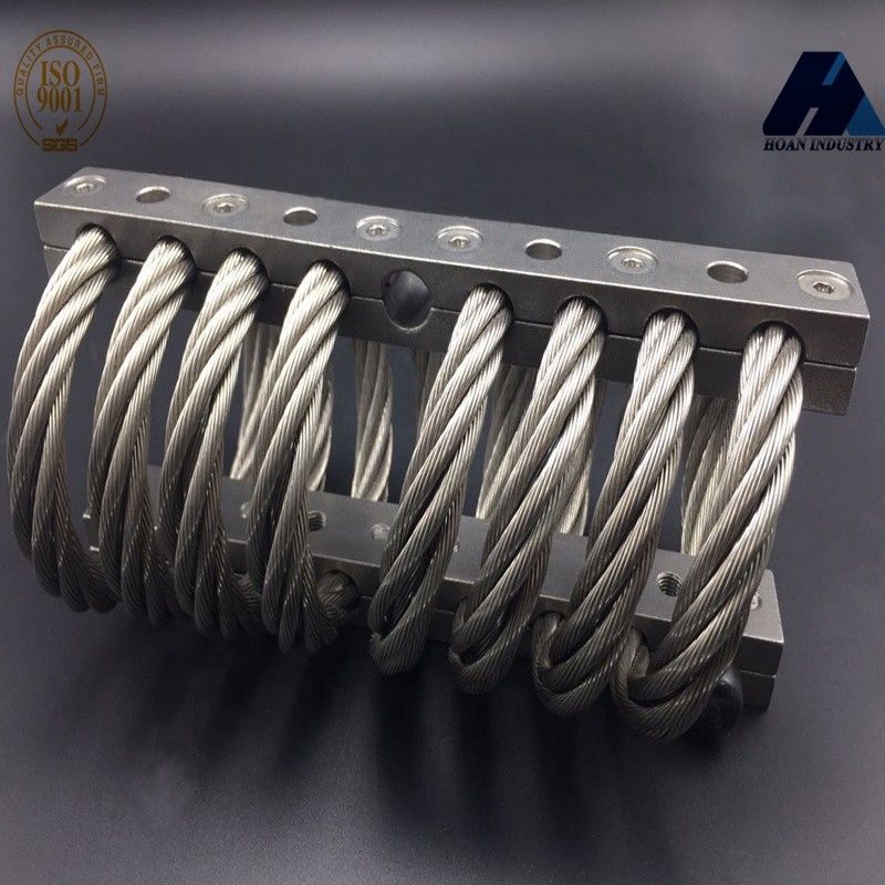 Heavy Duty Wire Rope Vibration Isolators Transformer Rail Engine Stand Generating Set Motor
