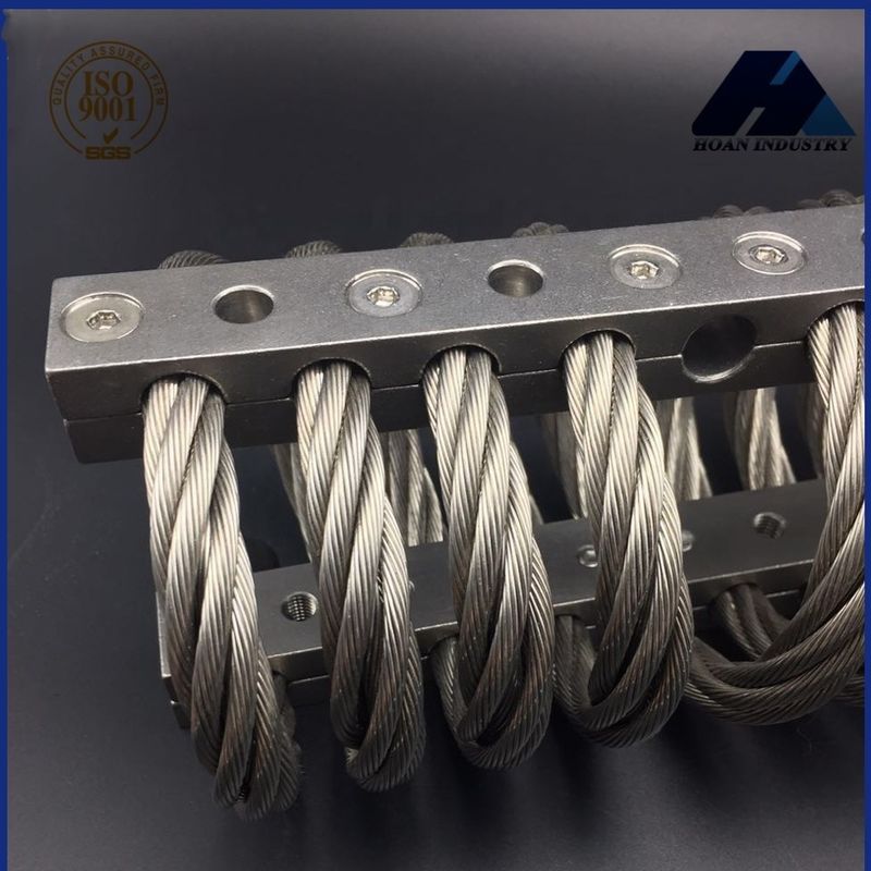 Heavy Duty Wire Rope Vibration Isolators Transformer Rail Engine Stand Generating Set Motor