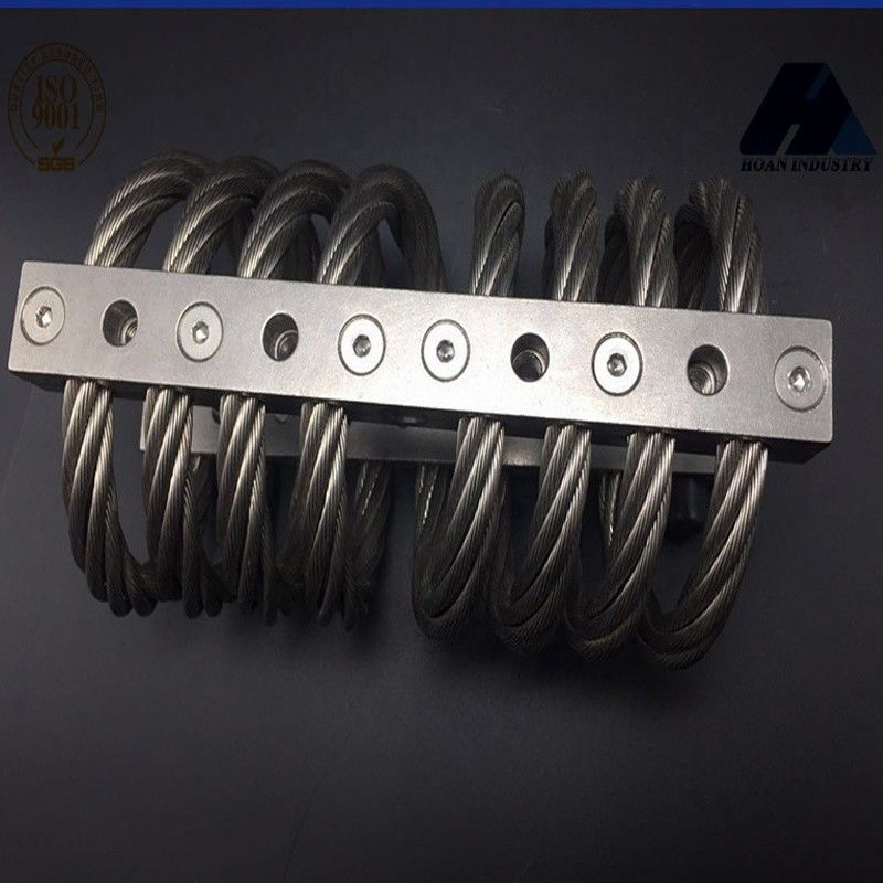 Heavy Duty Wire Rope Vibration Isolators Transformer Rail Engine Stand Generating Set Motor