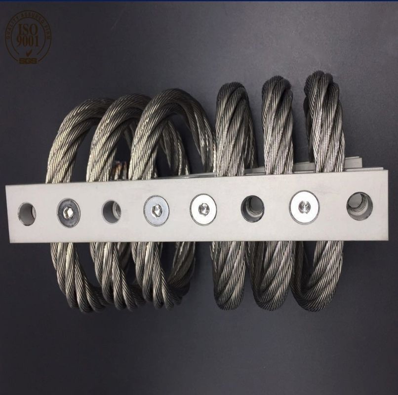 Aluminum Defense Armored Cars Launcher Engine Stand Energy Shock Vibration Insulation JGX-1276D-233B Wire Rope Isolator