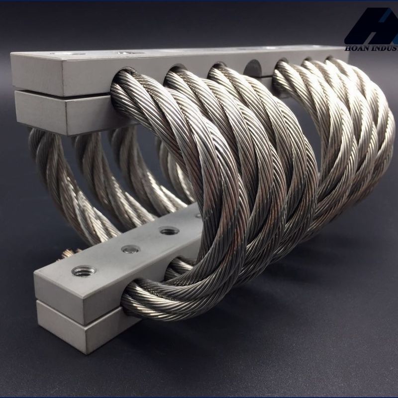 Aluminum Defense Armored Cars Launcher Engine Stand Energy Shock Vibration Insulation JGX-1276D-233B Wire Rope Isolator