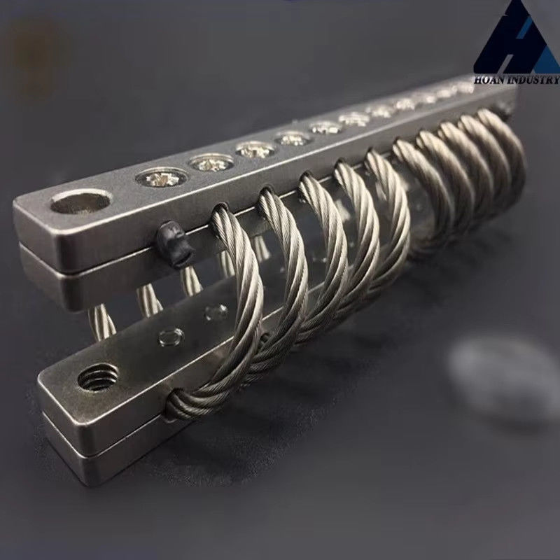 0.2kg Threaded Mounting Type Wire Rope Vibration Isolators for Stable Operation in Airborne and Shipboard Environments