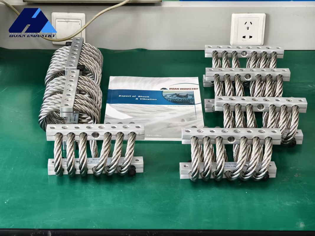 JGX-1276A-278A Three-Dimensional Wire Rope Vibration Isolator for Horizontal Longitudinal and Rotational Vibration Attenuation