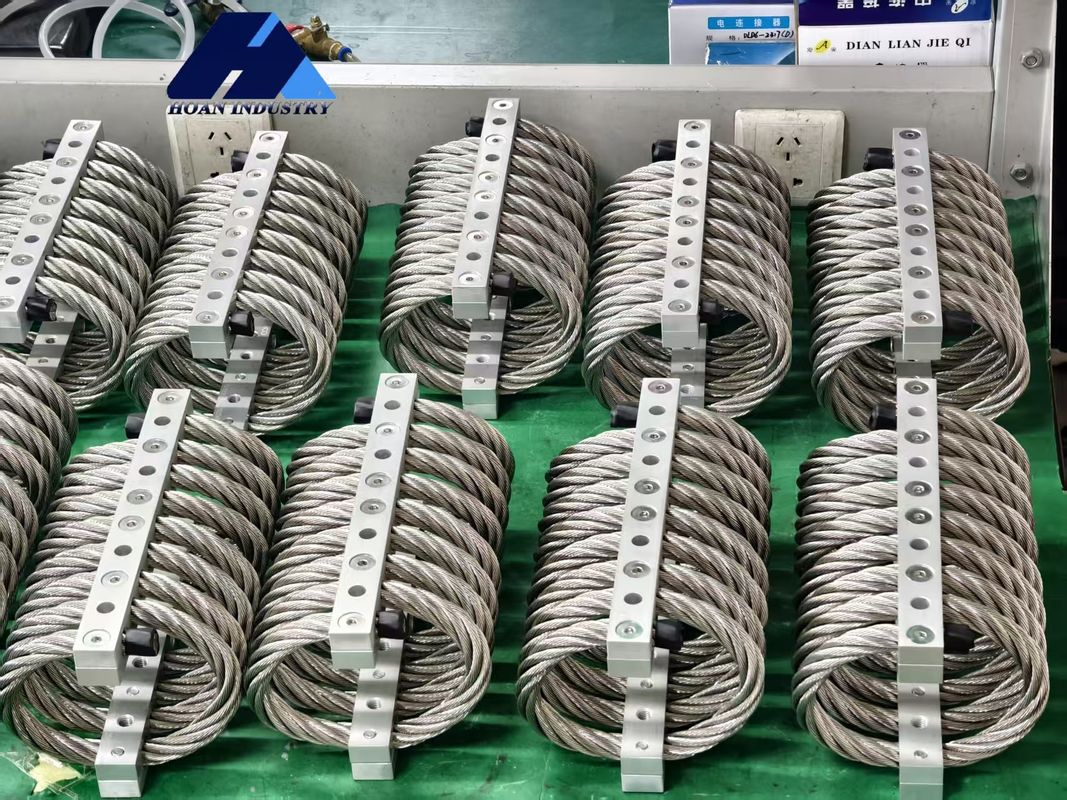 Hoan Microwave JGX-1276A-233A Salt Spray and Corrosion Resistant Wire Rope Vibration Isolators for Extreme Environments