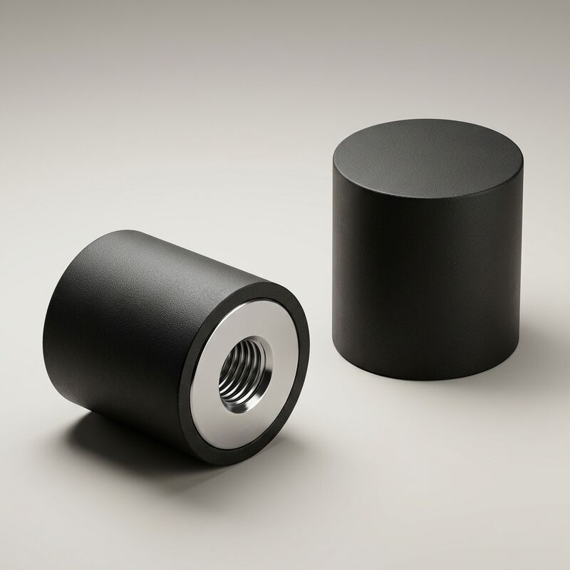 Hoan RDM-Type Rubber Vibration Isolators  Cylindrical DoubleFemale Anti-Vibration Mounts